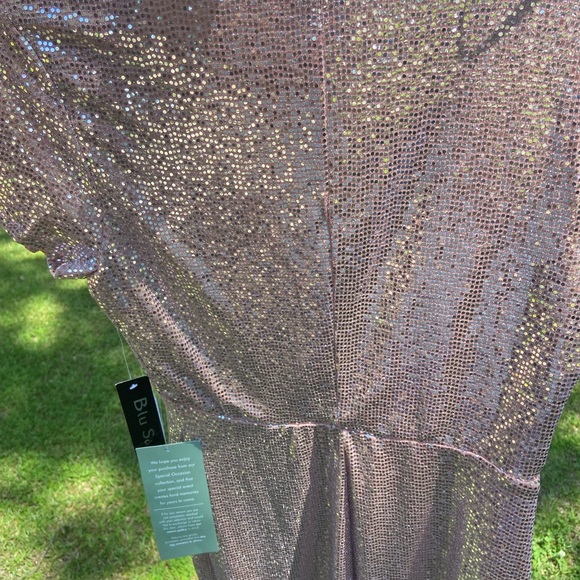Nwt pink metallic dress - Picture 3 of 5